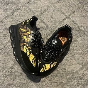 Versace, sneakers Crosta+St.Barocco Heritage +Mix Tessuti